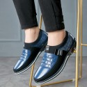 Men's Loafers & Slip-Ons Comfort Loafers Comfort Shoes Driving Shoes Casual Daily Outdoor Microfiber Wear Proof Black Brown Blue Color Block Fall Spring Summer