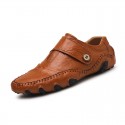 Men's Loafers & Slip-Ons Comfort Shoes Driving Loafers Casual Daily Outdoor Walking Shoes Nappa Leather Non-slipping Wear Proof Black Brown Fall Spring Summer