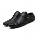 Men's Loafers & Slip-Ons Comfort Shoes Driving Loafers Casual Daily Outdoor Walking Shoes Nappa Leather Non-slipping Wear Proof Black Brown Fall Spring Summer