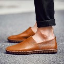 Men's Loafers & Slip-Ons Summer Loafers Casual Daily Walking Shoes Nappa Leather White Black Yellow Spring Summer
