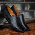 Men's Loafers & Slip-Ons Summer Loafers Casual Daily Walking Shoes Nappa Leather White Black Yellow Spring Summer
