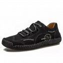 Men's Loafers & Slip-Ons Comfort Loafers Leather Loafers Casual Classic Daily Outdoor Microfiber Red Brown Yellow brown Black Fall Summer