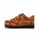 Men's Loafers & Slip-Ons Comfort Loafers Leather Loafers Casual Classic Daily Outdoor Microfiber Red Brown Yellow brown Black Fall Summer