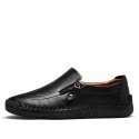 Men's Loafers & Slip-Ons Comfort Loafers Summer Loafers British Preppy Daily Outdoor Walking Shoes Nappa Leather Light Brown Dark Brown Black Fall Winter Spring