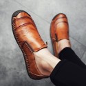 Men's Loafers & Slip-Ons Comfort Loafers Summer Loafers British Preppy Daily Outdoor Walking Shoes Nappa Leather Light Brown Dark Brown Black Fall Winter Spring