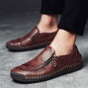 Men's Loafers & Slip-Ons Comfort Loafers Summer Loafers British Preppy Daily Outdoor Walking Shoes Nappa Leather Light Brown Dark Brown Black Fall Winter Spring