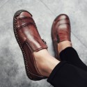 Men's Loafers & Slip-Ons Comfort Loafers Summer Loafers British Preppy Daily Outdoor Walking Shoes Nappa Leather Light Brown Dark Brown Black Fall Winter Spring