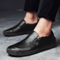 Men's Loafers & Slip-Ons Comfort Loafers Summer Loafers British Preppy Daily Outdoor Walking Shoes Nappa Leather Light Brown Dark Brown Black Fall Winter Spring