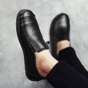 Men's Loafers & Slip-Ons Comfort Loafers Summer Loafers British Preppy Daily Outdoor Walking Shoes Nappa Leather Light Brown Dark Brown Black Fall Winter Spring