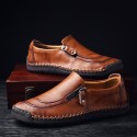 Men's Loafers & Slip-Ons Comfort Loafers Summer Loafers British Preppy Daily Outdoor Walking Shoes Nappa Leather Light Brown Dark Brown Black Fall Winter Spring