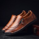 Men's Loafers & Slip-Ons Comfort Loafers Summer Loafers British Preppy Daily Outdoor Walking Shoes Nappa Leather Light Brown Dark Brown Black Fall Winter Spring