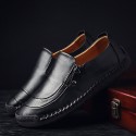 Men's Loafers & Slip-Ons Comfort Loafers Summer Loafers British Preppy Daily Outdoor Walking Shoes Nappa Leather Light Brown Dark Brown Black Fall Winter Spring