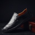 Men's Loafers & Slip-Ons Comfort Loafers Summer Loafers British Preppy Daily Outdoor Walking Shoes Nappa Leather Light Brown Dark Brown Black Fall Winter Spring