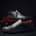 Men's Loafers & Slip-Ons Comfort Loafers Summer Loafers British Preppy Daily Outdoor Walking Shoes Nappa Leather Light Brown Dark Brown Black Fall Winter Spring