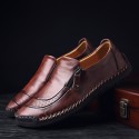 Men's Loafers & Slip-Ons Comfort Loafers Summer Loafers British Preppy Daily Outdoor Walking Shoes Nappa Leather Light Brown Dark Brown Black Fall Winter Spring
