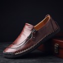 Men's Loafers & Slip-Ons Comfort Loafers Summer Loafers British Preppy Daily Outdoor Walking Shoes Nappa Leather Light Brown Dark Brown Black Fall Winter Spring