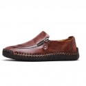 Men's Loafers & Slip-Ons Comfort Loafers Summer Loafers British Preppy Daily Outdoor Walking Shoes Nappa Leather Light Brown Dark Brown Black Fall Winter Spring