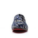 Men's Loafers & Slip-Ons Formal Shoes Comfort Shoes Classic British Party & Evening Office & Career Satin Black Red Blue Floral Spring Summer / Sequin