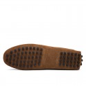Men's Loafers & Slip-Ons Suede Shoes Driving Shoes Light Soles Casual Outdoor Office & Career Walking Shoes Suede Non-slipping Wine Light Brown Green Spring Summer