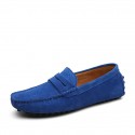 Men's Loafers & Slip-Ons Suede Shoes Driving Shoes Light Soles Casual Outdoor Office & Career Walking Shoes Suede Non-slipping Wine Light Brown Green Spring Summer