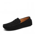 Men's Loafers & Slip-Ons Suede Shoes Driving Shoes Light Soles Casual Outdoor Office & Career Walking Shoes Suede Non-slipping Wine Light Brown Green Spring Summer