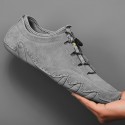 Men's Loafers & Slip-Ons Crochet Leather Shoes Suede Shoes Sporty Casual Daily Outdoor Walking Shoes Trail Running Shoes Nappa Leather Cowhide Breathable Handmade Non-slipping Booties / Ankle Boots
