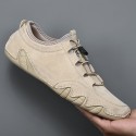 Men's Loafers & Slip-Ons Crochet Leather Shoes Suede Shoes Sporty Casual Daily Outdoor Walking Shoes Trail Running Shoes Nappa Leather Cowhide Breathable Handmade Non-slipping Booties / Ankle Boots