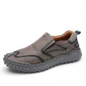 Men's Loafers & Slip-Ons Casual Classic Daily Office & Career PU Black Gray Brown Spring Summer