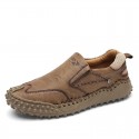 Men's Loafers & Slip-Ons Casual Classic Daily Office & Career PU Black Gray Brown Spring Summer