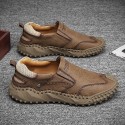 Men's Loafers & Slip-Ons Casual Classic Daily Office & Career PU Black Gray Brown Spring Summer