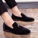 Men's Loafers & Slip-Ons Comfort Loafers Business Casual British Daily Party & Evening Walking Shoes Velvet Black Royal Blue Red Spring Summer