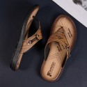 Men's Slippers & Flip-Flops Casual Classic Home Daily Rubber Brown Yellow Spring Summer