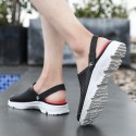 Men's Slippers & Flip-Flops Casual Outdoor Home Walking Shoes PU Black Dark Blue Gray Summer