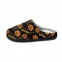 Halloween Pumpkin Print Cotton Slippers Men and Women Flannel Couple Home Slippers