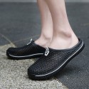 Men's Unisex Slippers & Flip-Flops Beach Daily PU Breathable White Red Black Spring Summer Multi Color Hollow Out Breathable Home