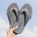Men's Slippers & Flip-Flops Flip-Flops Casual Beach Daily Outdoor Walking Shoes Synthetics Breathable Non-slipping Shock Absorbing Booties / Ankle Boots Black / Red Black Brown Color Block Fall Summer