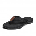 Men's Slippers & Flip-Flops Flip-Flops Casual Beach Daily Outdoor Walking Shoes Synthetics Breathable Non-slipping Shock Absorbing Booties / Ankle Boots Black / Red Black Brown Color Block Fall Summer