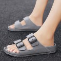 Men's Sandals Loafers & Slip-Ons Slippers & Flip-Flops Casual Classic Daily Outdoor Rubber Black Gray Spring Summer
