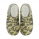 Halloween Bat Pumpkin Print Cotton Slippers Men and Women Flannel Couple Slippers