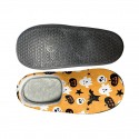 Halloween Bat Pumpkin Print Cotton Slippers Men and Women Flannel Couple Slippers