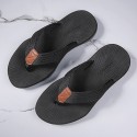 Men's Slippers & Flip-Flops Casual Classic Daily Outdoor Rubber Elastic Fabric Black Grey Black / Red Black Spring Summer
