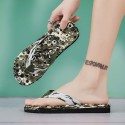 Men's Slippers & Flip-Flops Casual Classic Daily Outdoor Rubber Green Gray Blue Spring Summer