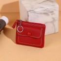 Women's Girls' Coin Purse Wallet PU Leather Zipper Solid Color Shopping Daily Going out Green Black Blue Yellow