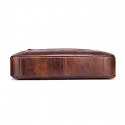 Men's Handbags Messenger Bag Laptop Bag Briefcase Top Handle Bag Cowhide Belt Zipper Solid Color Formal Traveling Outdoor Dark Brown Black Coffee