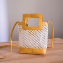 women's bags 2020 new mesh transparent portable messenger shoulder bag fashion casual mobile phone bag simple gift small bag
