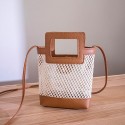 women's bags 2020 new mesh transparent portable messenger shoulder bag fashion casual mobile phone bag simple gift small bag