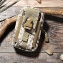 Men's Fanny Pack Mobile Phone Bag Canvas Daily Outdoor Green camouflage Light blue camouflage Khaki camouflage naturals