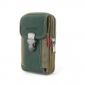 Men's Fanny Pack Mobile Phone Bag Canvas Solid Color Daily Outdoor Horizontal Khaki 6.5 Inch Horizontal Green 6.5 Inch Vertical Green 6.5 Inch Vertical Khaki 6.5 Inch
