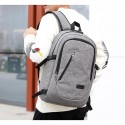Men's Laptop Bag Backpack Solid Color Daily Office & Career Light Blue Black Dark Blue