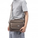 Men's Messenger Bag Briefcase Crossbody Bag Polyester Solid Color Daily Outdoor Office & Career Card Medium Hijab Backpack Length 26cm Black Medium Hijab Backpack Length 26cm Black Small Hijab